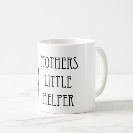 kleiner Helfer der Mütter Kaffeetasse (VorderseiteRechts)