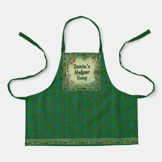 Kleiner Helfer des Weihnachtsmanns (anpassbar) Schürze