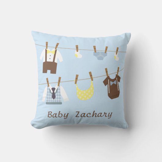 Kleiner Herr-Baby-Raum-Dekor Kissen (Vorderseite)