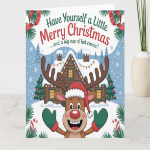 Kleiner Hirsch Frohe Weihnachten Karte