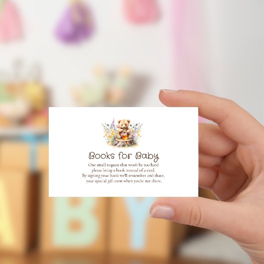 Kleiner Honig auf dem Weg Bücher für Baby-Beilage Begleitkarte