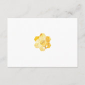 Kleiner Honig auf dem Weg zum Windeln Raffle Ticke Begleitkarte (Rückseite)