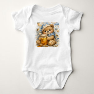 Kleiner Honigbär Baby Strampler
