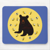 Kleiner Honigbienenbär Mousepad (Vorne)