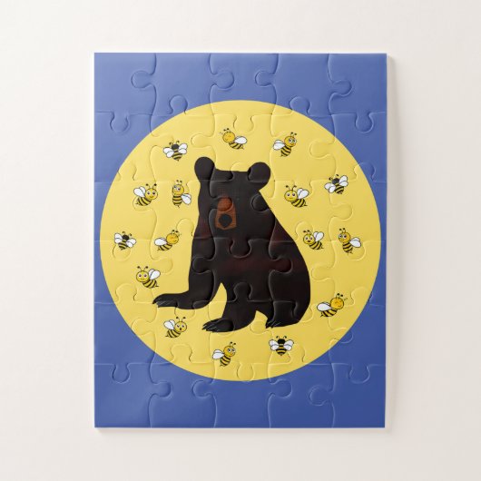 Kleiner Honigbienenbär Puzzle (Vertikal)