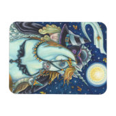 KLEINER HORSEWOMAN, UNICORN & OWL, SCHLAFHOLLOW MAGNET (Horizontal)