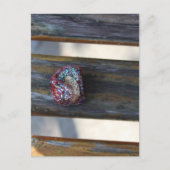 Kleiner Hörstein Auf der Bank versteckt Postkarte (Vorderseite)