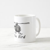 Kleiner Hubschrauber des Vogel-MH-6 Kaffeetasse (VorderseiteRechts)