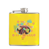 Kleiner Hühnerspass Flachmann (Vorderseite)