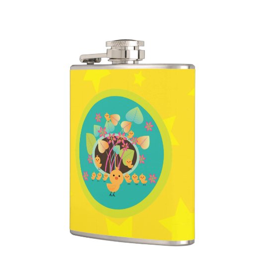 Kleiner Hühnerspass Flachmann (Links)