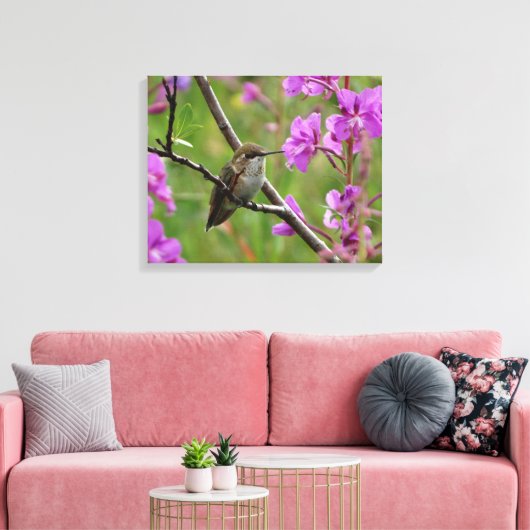 kleiner Hummingvogel Leinwanddruck (Insitu (Wohnzimmer))