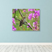 kleiner Hummingvogel Leinwanddruck (Insitu (Holzboden))