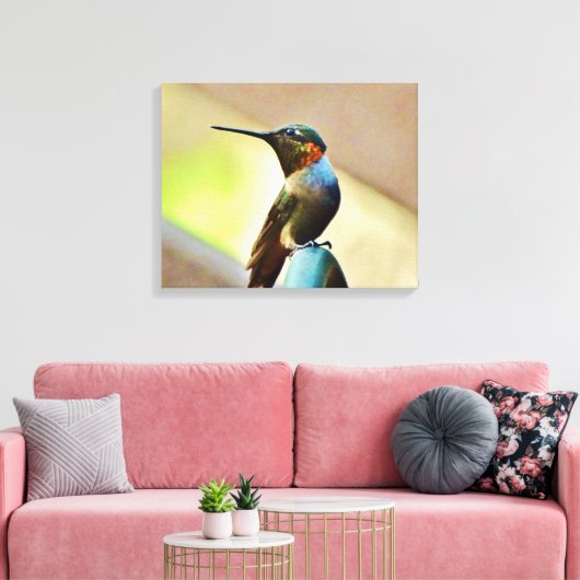 kleiner Hummingvogel Leinwanddruck (Insitu (Wohnzimmer))