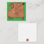 Kleiner Hund Begleitkarte (Vorne/Hinten)