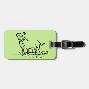 Kleiner Hund Gepäckanhänger