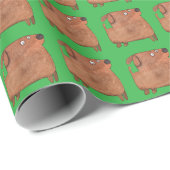 Kleiner Hund Geschenkpapier (Rolleneckpunkt)