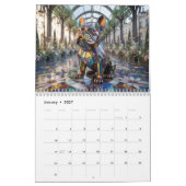 Kleiner Hund Glas-Kalender Kalender (Jan 2027)