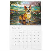Kleiner Hund Glas-Kalender Kalender (Feb 2027)