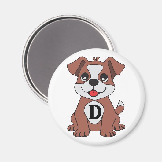 kleiner Hund Magnet (Vorderseite/Rückseite)