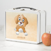 Kleiner Hund Metall Brotdose (Beispiel)