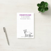 Kleiner Hund Post-it Klebezettel (Büro)