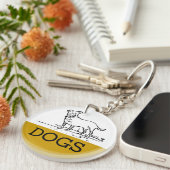 Kleiner Hund Schlüsselanhänger (Vorderseite rechts)