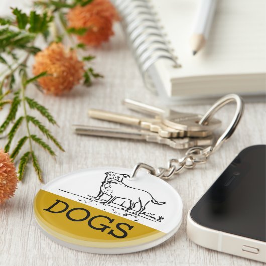 Kleiner Hund Schlüsselanhänger (Vorderseite rechts)