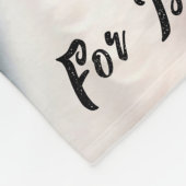 Kleiner Hund und Rose Fleecedecke (Ecke)