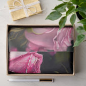 Kleiner Hund und Rose Seidenpapier (Geschenk)