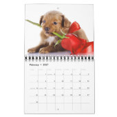 Kleiner Hunde-Liebender Kalender (Feb 2027)