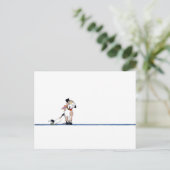 Kleiner Hundeunterschied Postkarte (Stehend Vorderseite)