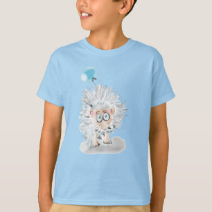 Kleiner Igel mit blauem Ballon T-Shirt