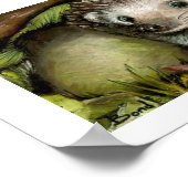kleiner Igel Poster (Ecke)