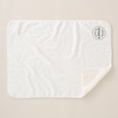 Kleiner, individueller Sherpa-Blanket - Branding f Sherpadecke (Vorderseite (Horizontal))