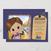 Kleiner Ingenieur Einladung (Vorne/Hinten)