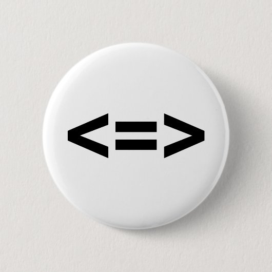 Kleiner ist mehr button (Vorderseite)