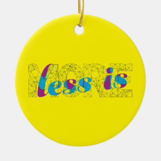 Kleiner ist Minimalistischeres Keramikornament