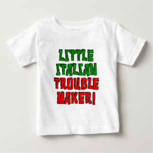 Kleiner italienischer Unruhestifter Baby T-shirt