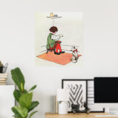Kleiner Jack Horner Sat in der Ecke Poster (Heimbüro)