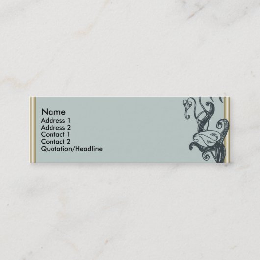 Kleiner Jack Mini Visitenkarte (Vorderseite)