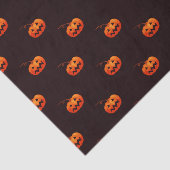 Kleiner Jack O' Lanterns 10lb Gewebepapier, weiß Seidenpapier (Ausschnitt)
