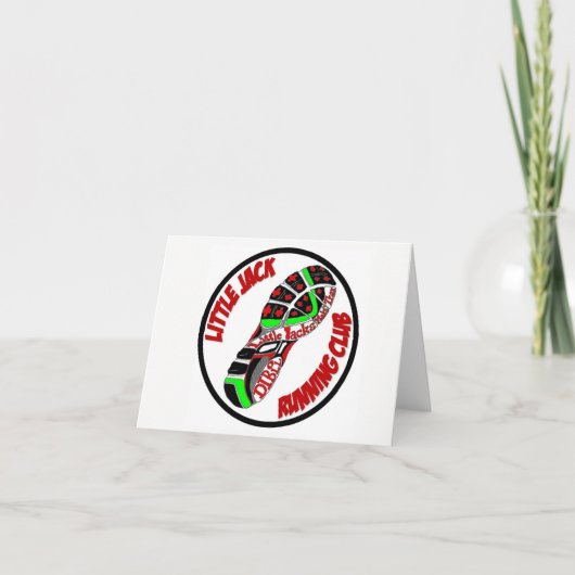 Kleiner Jack Running Club Karte (Vorderseite)