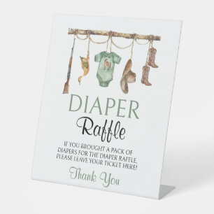 Kleiner Jäger Baby Duwer Windschutzscheibe Raffle  Sockelschild