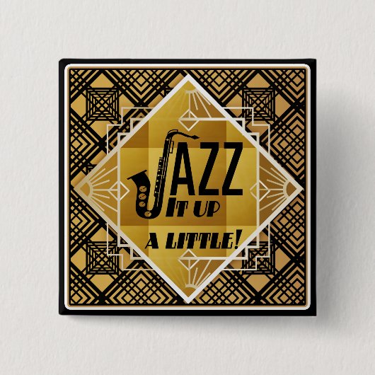 kleiner Jazz-Knopf Button (Vorderseite)