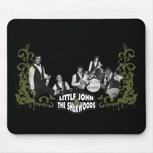 Kleiner John und das sherwoods schwarze mousepad (Vorne)
