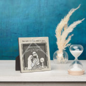 Kleiner Junge an der Manger-Merry-Weihnachtsfeier Fotoplatte (InSitu)