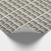 Kleiner Junge an der Manger-Merry-Weihnachtsfeier Geschenkpapier (Ecke)