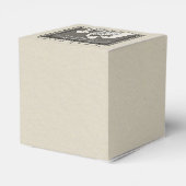 Kleiner Junge an der Manger-Merry-Weihnachtsfeier Geschenkschachtel (Rückseite)