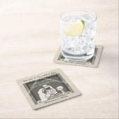 Kleiner Junge an der Manger-Merry-Weihnachtsfeier Rechteckiger Pappuntersetzer (Vor Ort)