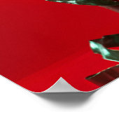 Kleiner Junge, der einen Hund schmückt Poster (Ecke)